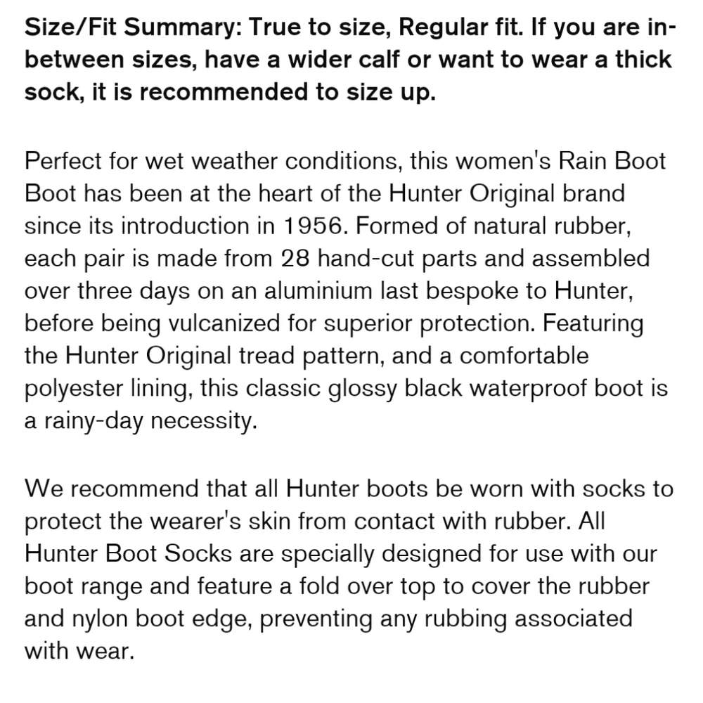 Hunter Original Tall Gloss rain boots